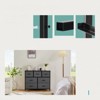 Fontoi Dressers, Dresser with Wood Top, Storage Tower for Bedroom Entryway Hallway, Gray, 11.8"*30.3"*39.3" - 4 of 4