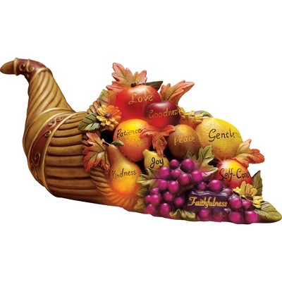 Collections Etc Color Changing Cornucopia Centerpiece