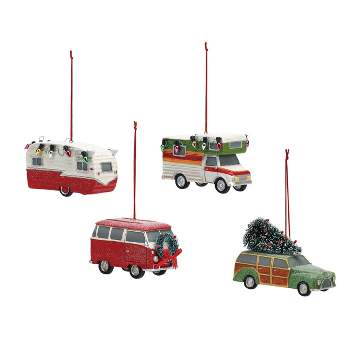DEMDACO Camper Ornaments - 4 Assorted One Size - Multi