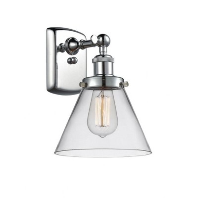 Cone - 1 Light Wall Sconce In Industrial Style-13 Inches Tall and 8 Inches Wide
