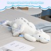 TITQWOP Dinosaur Plush Toy Pillow, Cute Stuffed Animal Toys, Soft Long Dinosaur Body Pillow Gift for Kids Boys Girls 28inch - 3 of 4