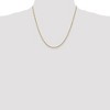 Black Bow Jewelry 1.7mm, 10k Yellow Gold, Singapore Chain Necklace - 2 of 4
