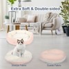 PureWags Small Dog Bed, Round Cat Bed Washable for Indoor Cats, Non-Slip Base and Removable Cushion, Pet Bed for Puppy and Kitten - 4 of 4