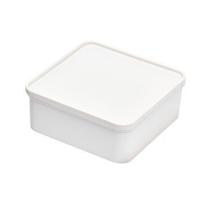 iDesign Food Storage Container with Divider and Airtight Lid - White - 1 of 4