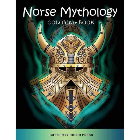 Download Norse Mythology Coloring Book By Butterfly Color Press Paperback Target