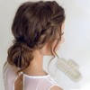 Unique Bargains Women's Classic Plush Hair Clip 5.51"x2.76"x2.36" 1 Pc - 2 of 3