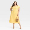 Women's Puff Short Sleeve Maxi Dress - A New Day™ - 3 of 3