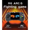 Voacle RG ARC S Retro Handheld Game Console , Single Linux System with 128G SD Card Support 5G WiFi 4.2 Bluetooth and TV Output(Transparent Black) - 2 of 4