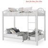 Twin Size Loft Bed w/ Stairs and Arched Guardrail, Sturdy Metal Slats Support, Space Saving, Noise Free, No Box Spring Needed - 4 of 4