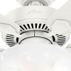 Hunter 44" Swanson Ceiling Fan Lighted Fresh White Finish with 5 Blades and Integrated LED Light Kit for Indoor Use - 3 of 4