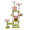 Kumasinova 71" Floral Tall Cat Tree with Hammock,Cat Tower with Scratching Post,Modern Cat Tree for Indoor Cats Large Adult,Cute Cat Tree Tower - 2 of 4