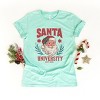 Simply Sage Market Vintage Santa University Short Sleeve Tee - XL - Mint - 3 of 4