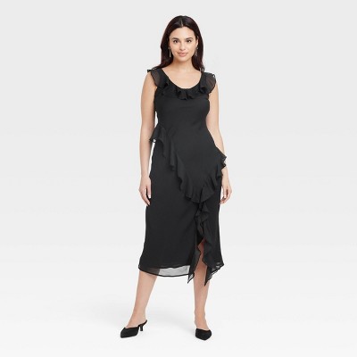 Women's Ruffle Slip Dress - A New Day™