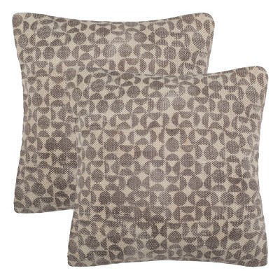 Lorri Pillow - Beige/Cream - 20" x 20" - Safavieh