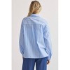 Women's Striped Button Up Top - entro - 2 of 4