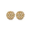 HomeRoots Set of Two Gold Ivory And Pearl Faux Crystal And Metal Decorative Orbs - 4 of 4