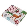Tinsel Holiday Quilted Throw Green - Levtex Home - 2 of 3