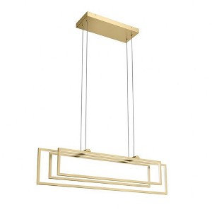 Elan Lighting Jestin 3 - Light Chandelier in  Champagne Gold - 1 of 4
