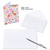 10ct Blank Cards with Envelopes, Floral - Spritz™ - image 3 of 4