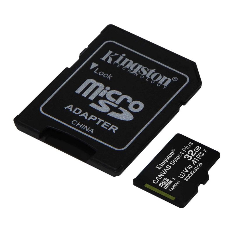 Kingston Canvas Select Plus 32GB UHS-I microSDHC Memory Card with SD Adapter, 2 of 4