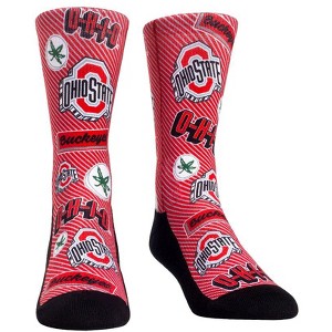 NCAA Ohio State Buckeyes - Sticker Statement Rock 'Em Socks - 1 of 1