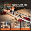 VEVOR Router Sled, 60 inches, Portable and Adjustable Slab Flattening Jig DIY Woodworking Router Sled, Silver - 3 of 4