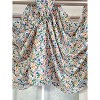 RLF Home 3" Rod Pocket High Quality Fabric Petite Flower 3-S Victory Swag for Windows 54" x 15" Multi - 3 of 4