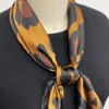 Wrapables Satin Neckerchief Square Scarf 26.5 x 26.5 Inches, Leopard Spots - 3 of 4