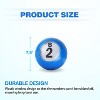 GSE 7/8" Multi-Color Replacement Bingo Balls with Easy Read Window for 9" Bingo Cage - 2 of 4