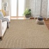 Modern Rainbow Easy Jute Area Rugs, Washable Natural Contemporary Indoor Outdoor Carpet for Living Room Bedroom Office Farmhouse Patio Backyard RV - 2 of 4