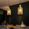 Rennnsan Ulwena 5" W 1 - Light Dome Textured Glass Modern Dimmable Flush Mount - 4 of 4