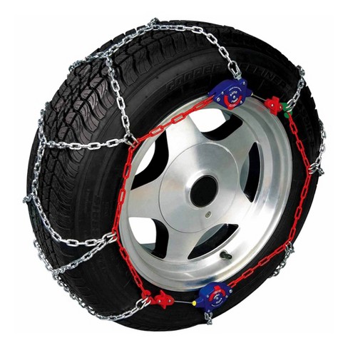 Auto-trac 155505 Series 1500 Pickup Truck/suv Traction Snow Tire Chains  With Diamond Cross Pattern For Grip And Smoothness, Pair : Target