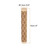 Unique Bargains Wood Clay Grain Texture Carved Fine Baking DIY Rolling Pins - 2 of 4