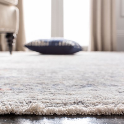 Gray and Multi Hand-Knotted Wool Viscose Area Rug