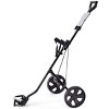 Costway Folding 2 Wheel Push Pull Golf Club Cart Trolley Swivel w/Scoreboard Lightweight - 3 of 4