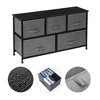 MDF 5-Drawer Dresser 2-Layer Storage Rack Household Organizer Furniture - 3 of 4