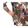 Women's Winter Floral Babydoll Top - honeyme - 2 of 3