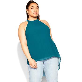 Halter Tops : Plus Size Clothing