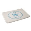34"x21" Emma Boys Yee Haw Memory Foam Bath Rug Cream - Deny Designs - 2 of 3