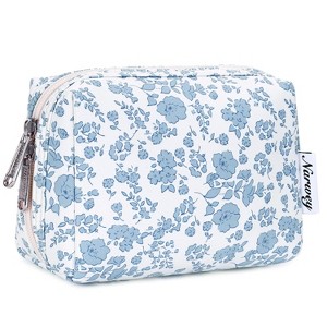 Narwey Small Cute Floral Makeup Bag for Purse Mini Cosmetic Bag - 1 of 3