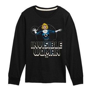 Boys' - Marvel - Fantastic Four Invisible Woman Long Sleeve Graphic T-Shirt - 1 of 3