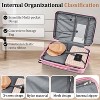 Kumasinova Premium PP Hardshell Suitcase Sets,4 Pcs Expandable Lightweight Spinner Luggage with TSA Lock,Airline-Approved,14/20/24/28" - 2 of 4