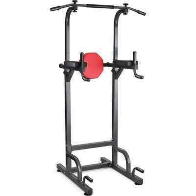 Power Tower With Push Up & Pull Up Bars, Dip Bar, Armrest & Back ...