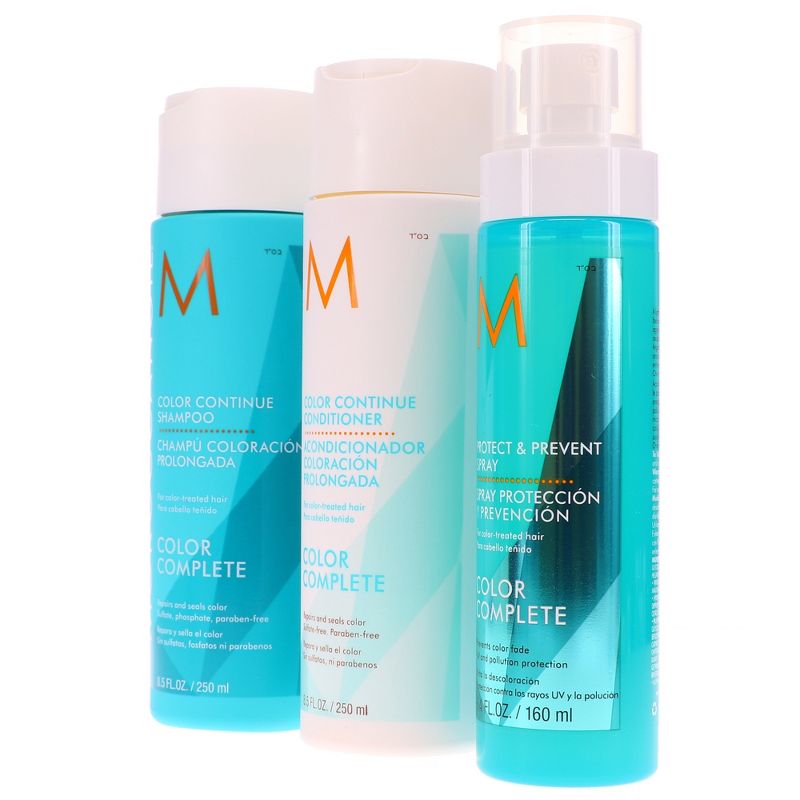 Moroccanoil Color Complete Color Continue Shampoo 8.5 oz & Conditioner 8.5 oz & Protect and Prevent Spray 5.4 oz Combo Pack, 2 of 7
