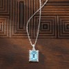 Ross-Simons 3.00 Carat Sky Blue Topaz Pendant Necklace With White Topaz in Sterling Silver Size 18 - 3 of 4