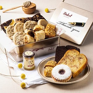 Dulcet Gift Baskets Deluxe Honey & Pastry Gift Tin - 1 of 4