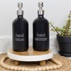 Darware Lotion / Sanitizer Pump Bottles 2pc Set; Glass Pump Dispenser Bottles for Hand Care, Pre-Labeled - 2 of 4