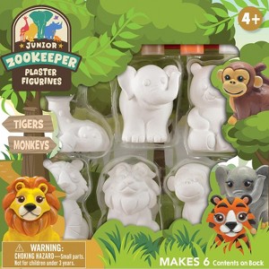 MasterPieces - Jr Zookeeper - Plaster Camping Figurine Paint Set
