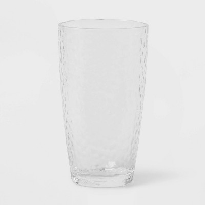 Zulay Kitchen Plastic Tumblers Drinking Glasses Set of 8 Clear - Multi