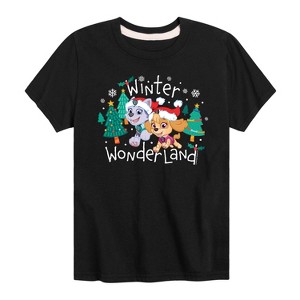 Boys' - Paw Patrol - Winter Wonderland Short Sleeve Graphic T-Shirt - 1 of 4